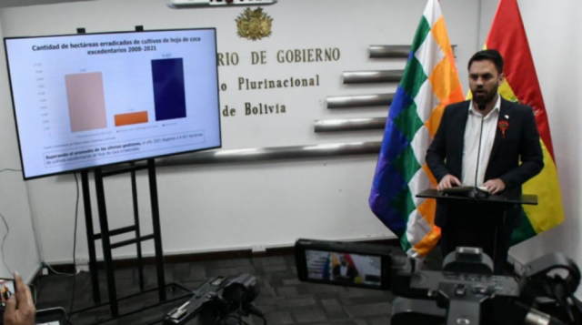 Gobierno califica de panfleto al informe de la Casa Blanca sobre coca y cocaína en Bolivia