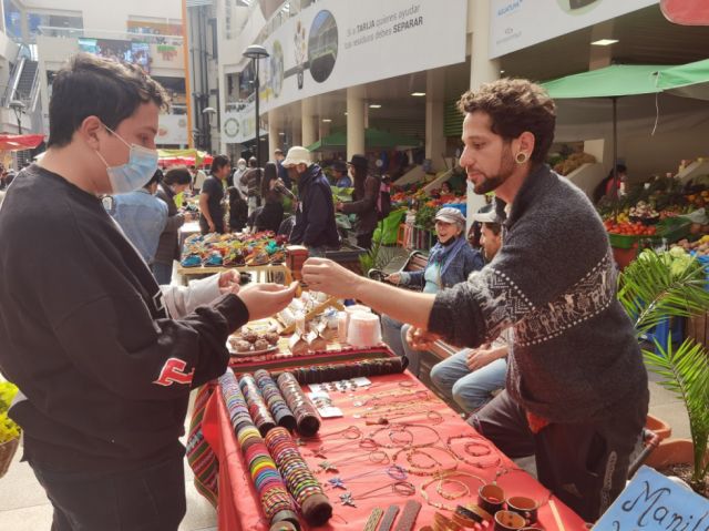 Artesanía producida en San Lorenzo.
