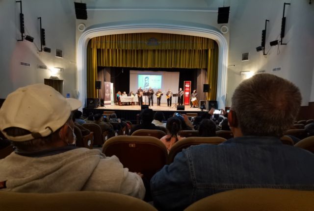 Los de Sama en escena.