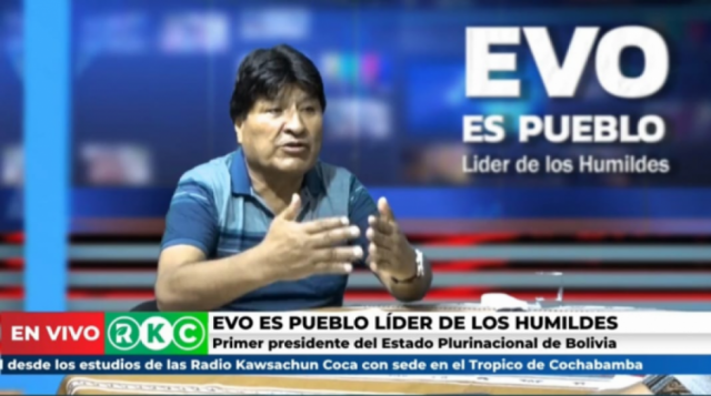 Evo Morales advierte que protestas de Adepcoca y por el Censo buscan un nuevo "golpe"