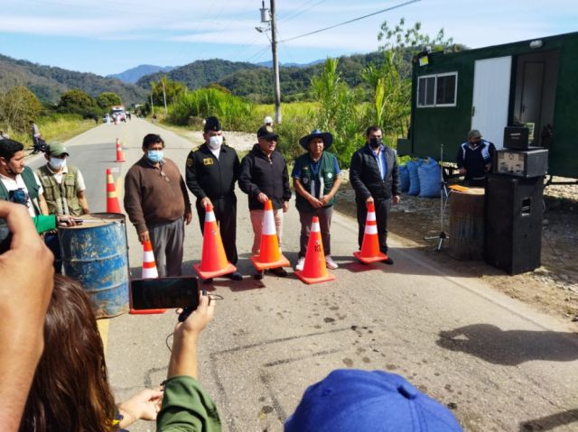 Inauguran puesto de control contra el contrabando en Candado Grande 