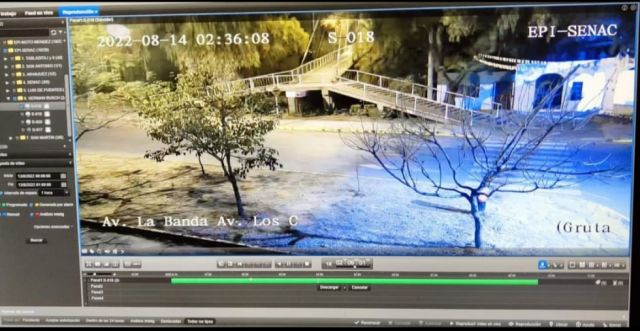 “No funciona” la cámara de vigilancia frente a la gruta de la Virgen de Chaguaya