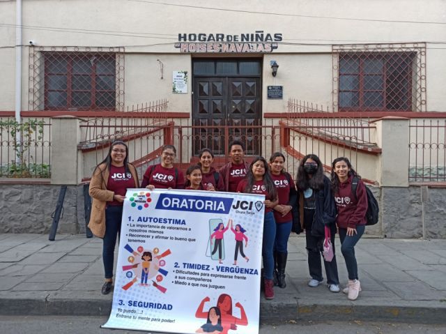 Actividad de JCI Chura Tarija en el Hogar de niñas “Moisés Navajas”.