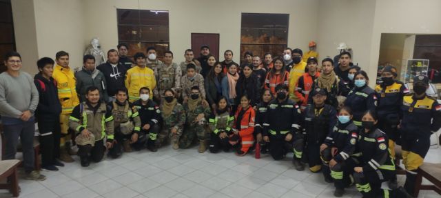 Dirección del voluntariado de Riesgos, 5 grupos de primera respuesta.