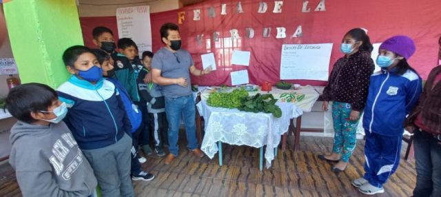 Tarija: Promueven en los estudiantes una alimentación saludable