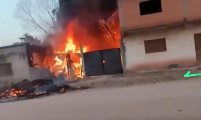 Reportan incendio en una vivienda en Yacuiba