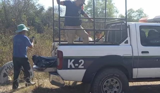Levantamiento de cadáver en Lapachal Bajo 