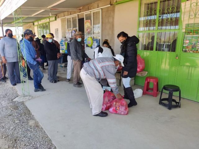 Inicia la entrega de la canasta alimentaria de la tercera edad en el área rural de Cercado