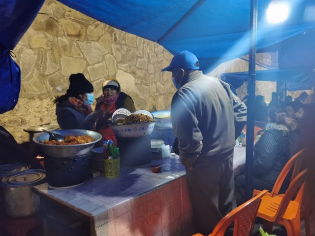 Platos de la noche.