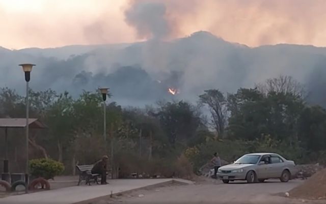 Desde Yacuiba reportan incendio en el Aguaragüe 