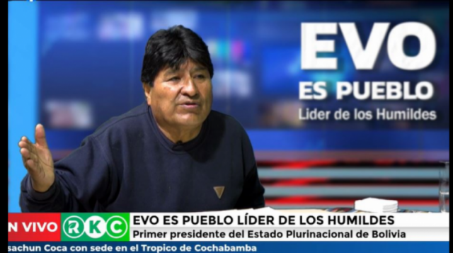 Morales recuerda a Del Castillo que Arce y Choquehuanca fueron parte de su gabinete