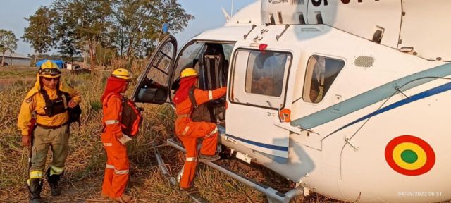Bolivia reporta 24 incendios activos, uno afecta a Yacuiba