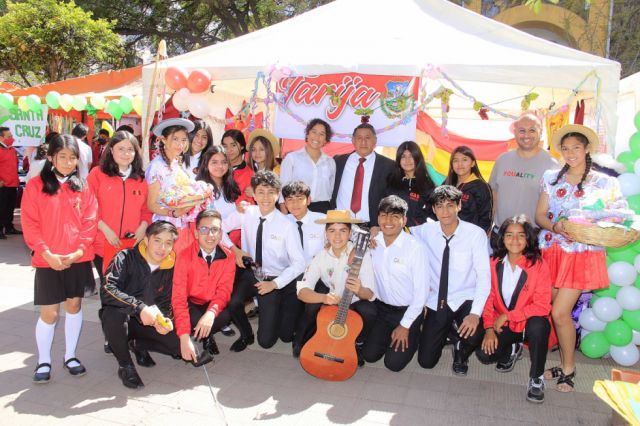 Chapacos de Pura Cepa con el Colegio Alemán.