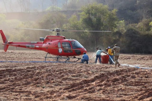 Incendio afecta más de 1.500 hectáreas del parque Aguaragüe 