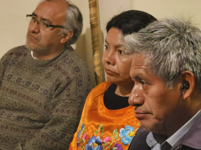 Miguel Foronda, Julia Aguilar y Rubén Rojas.