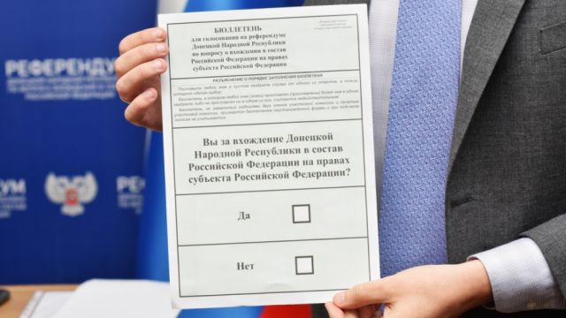 Comienzan los referéndums en las repúblicas del Donbass, Jersón y Zaporozhie 