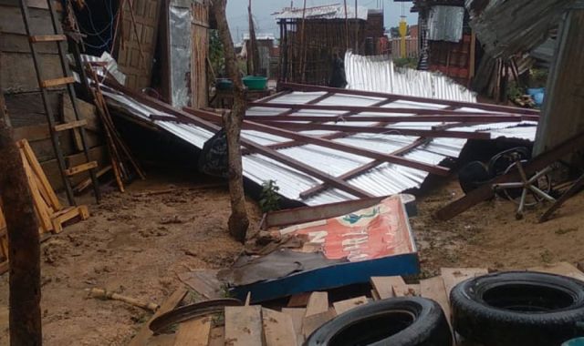 Tormenta causa estragos en la ciudad de Trinidad