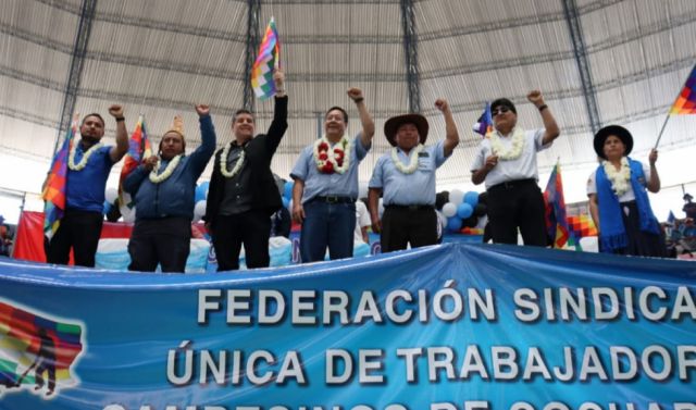 En congreso campesino, Arce afirma que la derecha quiere emprender ‘aventuras golpistas’