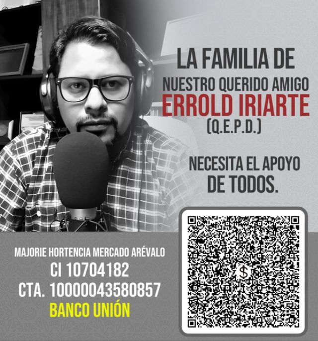 Velarán al radialista Errold Iriarte en el Salón Rojo