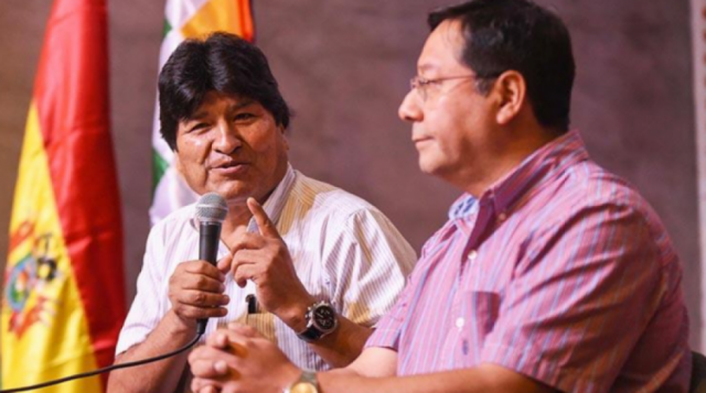 Evo pide a Arce resolver el paro por el censo "que podía evitarse con un trabajo responsable"