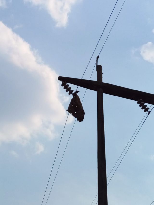 Calamina golpeó cables de alta de tensión y dejó sin energía a Yacuiba 