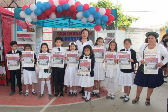 Silvana Caso, Celia Zambrana y los niños del 4B