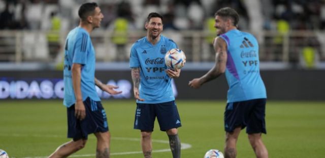 Messi y la Selección Argentina  revolucionaron Abu Dabi