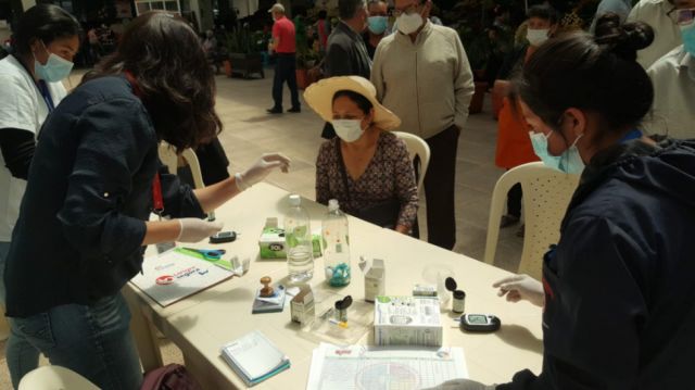 Tarija: Campaña para detectar diabetes inició con unas 300 atenciones 