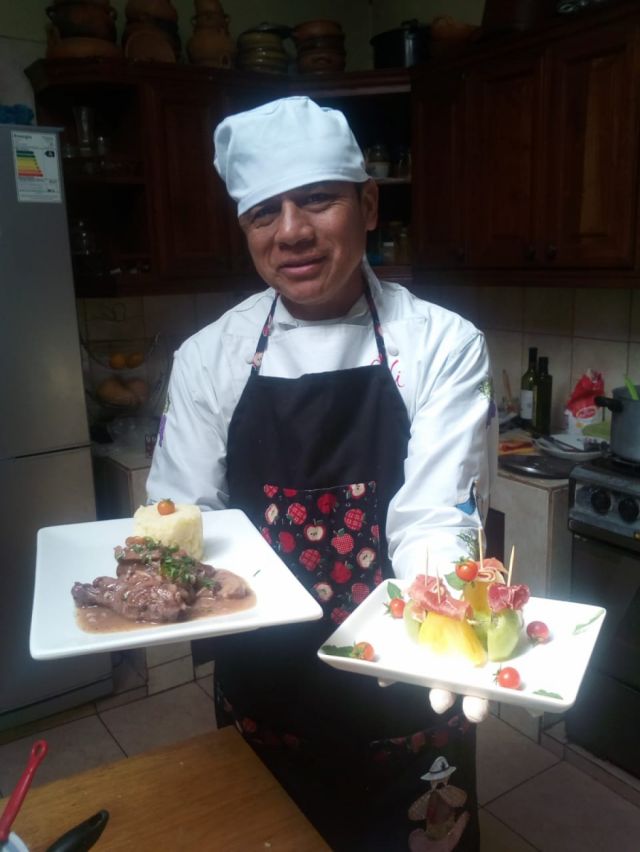 Edman Pino, el chef de San Lorenzo reconocido en La Paz