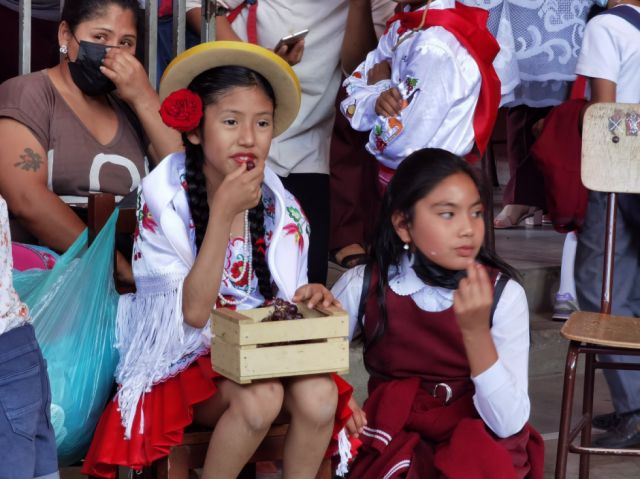 Uvita después de bailar.