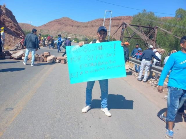 Protesta contra el contrabando