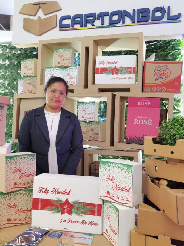 Rosa Flores, representante de CARTONBOL.