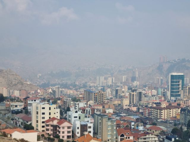La UMSA reporta niveles altos de contaminación del aire