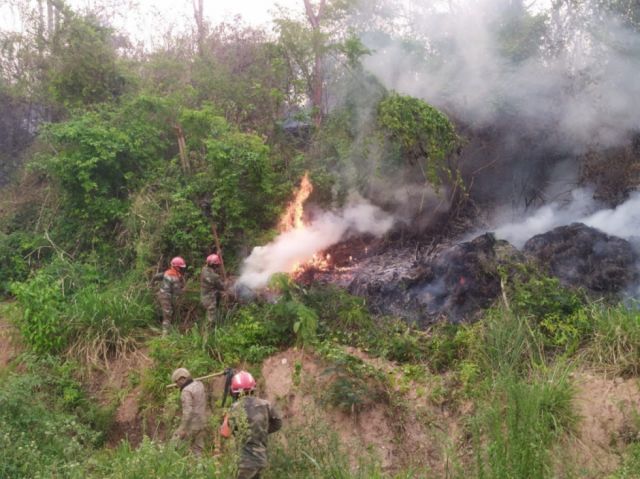 YPFB brinda apoyo logístico contra incendios en Tariquía para preservar la reserva ecológica