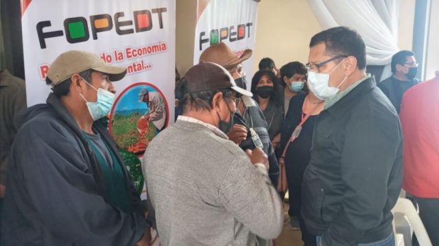 Tarija: El sector campesino también podrá acceder a créditos del Fopedt 