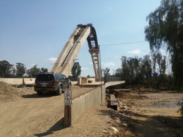 Obra del puente 4 de julios