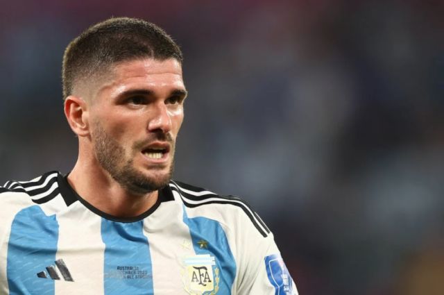Desgarro deja a Rodrigo De Paul prácticamente fuera del Mundial