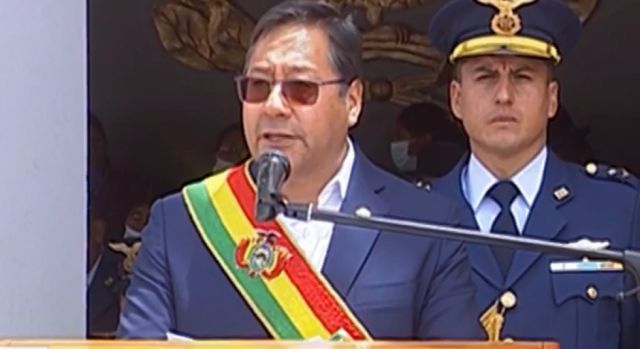 Arce afirma que la protesta ‘jamás’ puede servir para justificar la quema de sedes obreras y campesinas