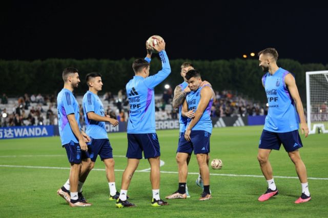 Leo Messi no participó en el entrenamiento de Argentina