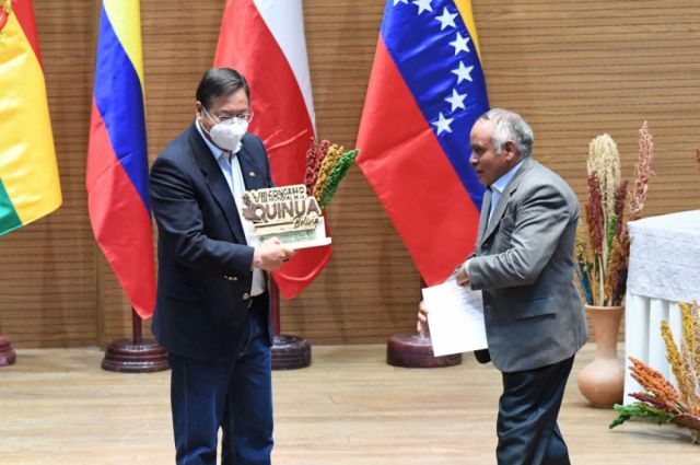 Bolivia será sede del Congreso Mundial de la Quinua