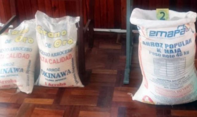 El Alto: Descubren almacén donde adulteraban arroz de Emapa para venderlo como ‘grano de oro’