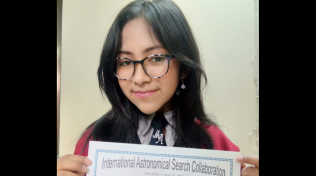 Conoce a Juliana Terán, la adolescente boliviana que descubrió el asteroide GX13