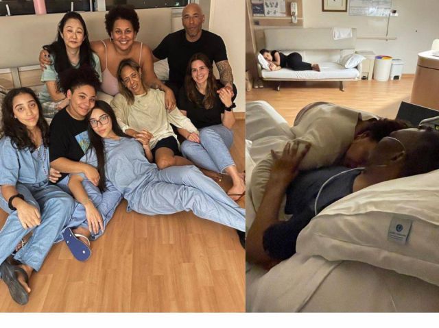 Pelé pasó la Navidad junto  a su familia en el hospital 