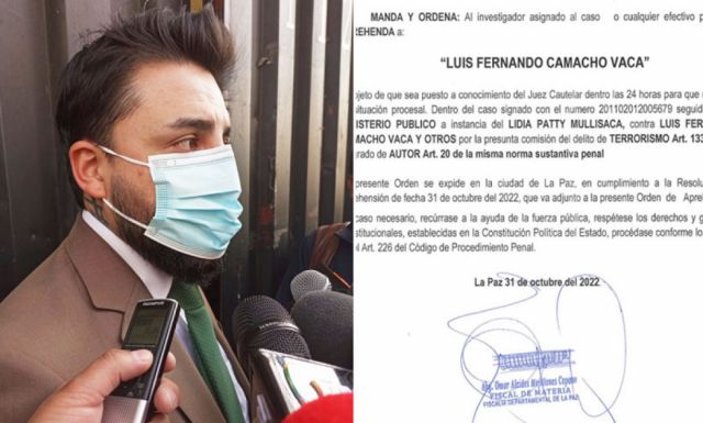 Defensa de Camacho cuestiona el mandamiento de aprehensión