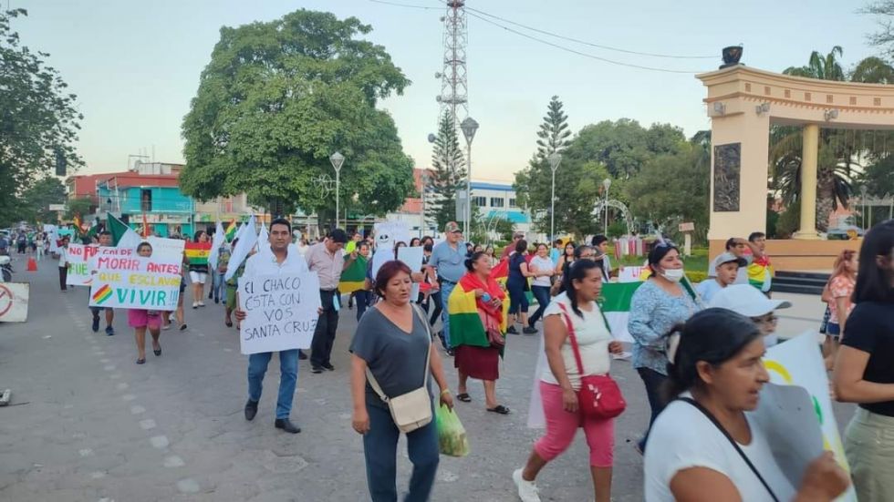 Delegación de Yacuiba llegará a Tarija para participar de la marcha "por la libertad y justicia"