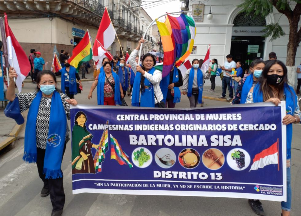 Avanza la marcha del MAS pidiendo “justicia por el golpe del 2019” 