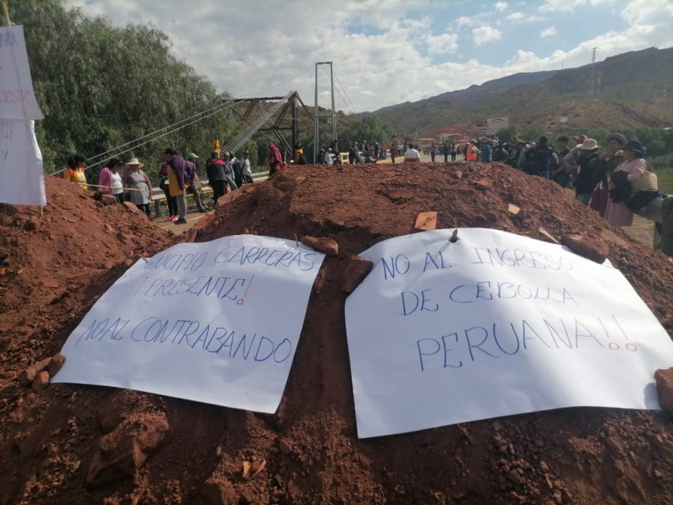 Contrabando: Arce pide reunión con los productores de cebolla 