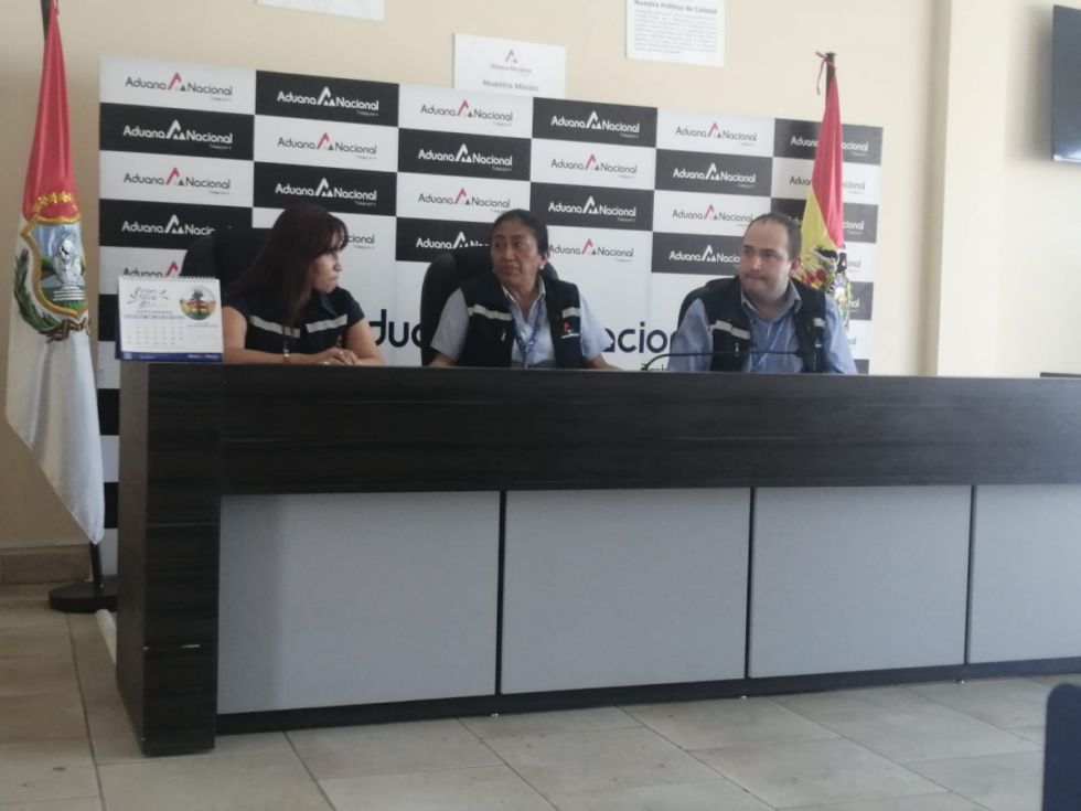Aduana niega uso de armas en operativo de incautación 