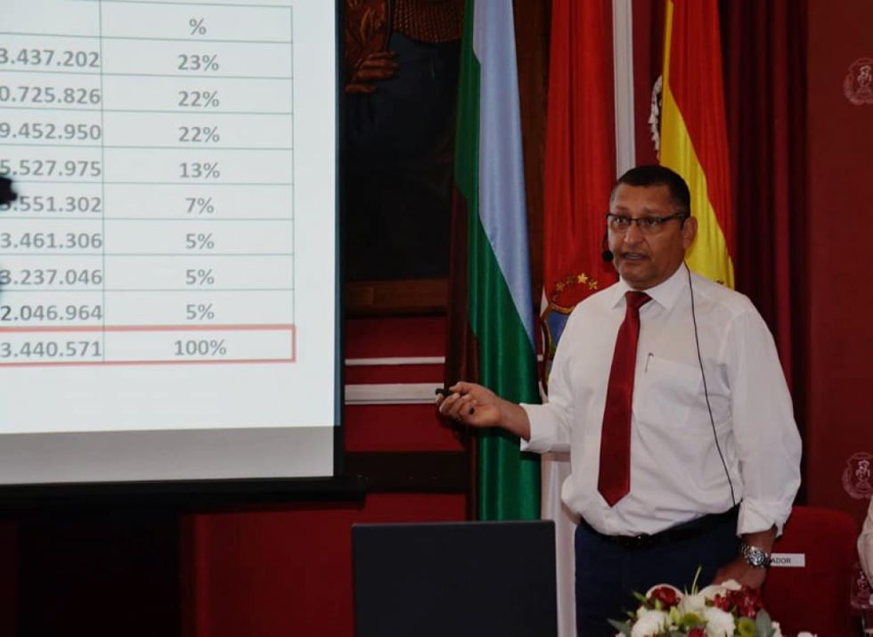 Informe de Montes destaca la reducción de la deuda de Tarija