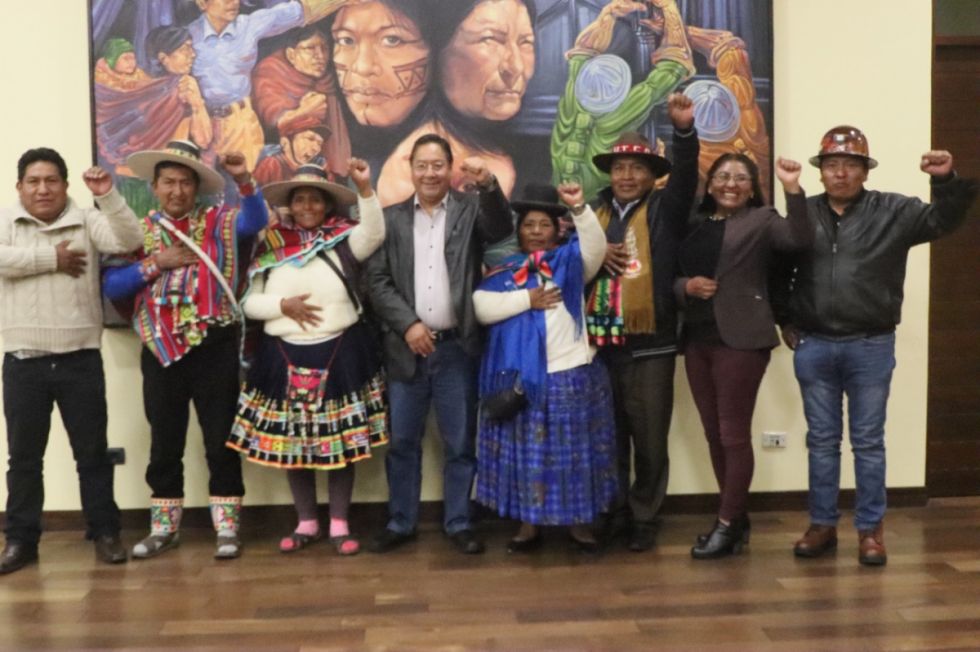 Arce homenajea al Mallku y Evo pide “unidad”